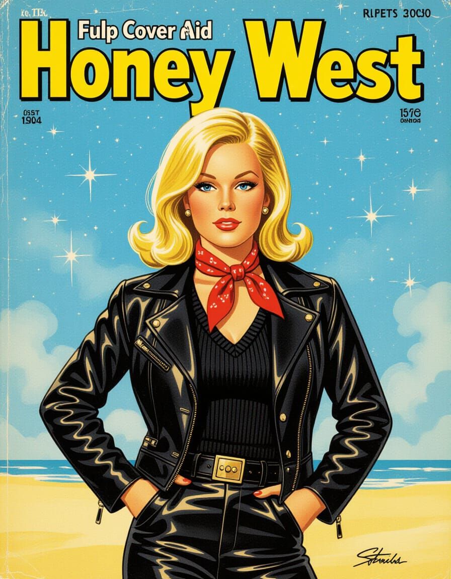 1960s Action Heroines Anne Francis and Diana Rigg in Pulp Ar...