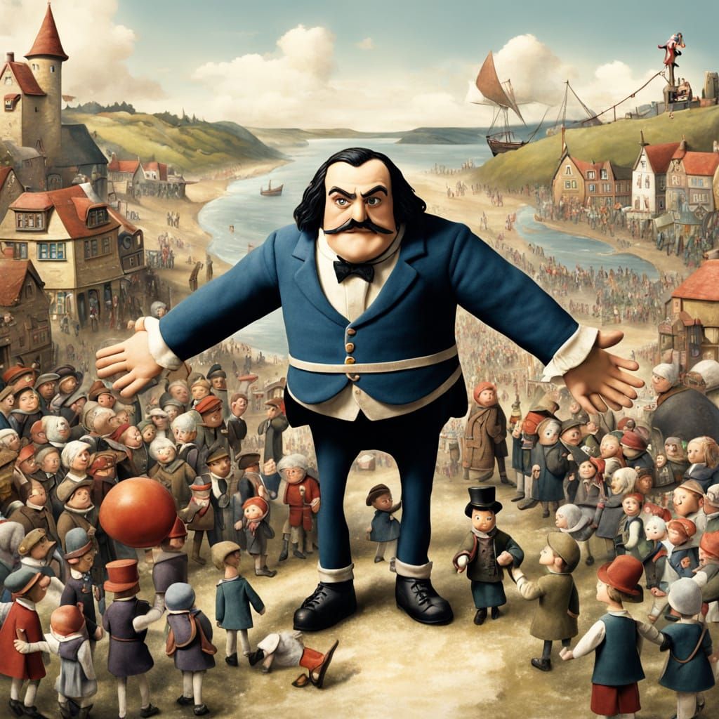 Gulliver's Giant Visit to Lilliput