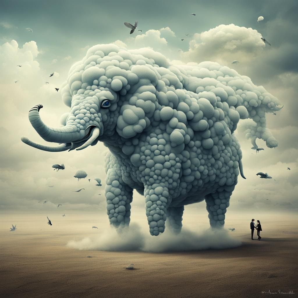 Surreal Creatures Made of Air
