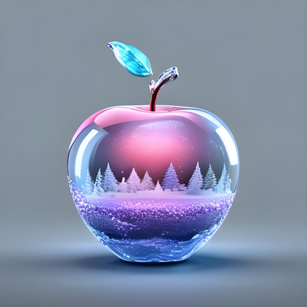 Apple Winter Scene