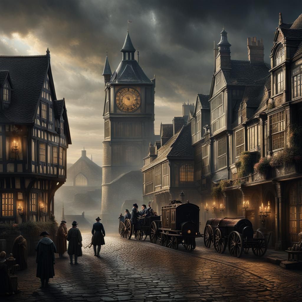 Oliver Cromwell: Epic Cinematic Digital Matte Painting