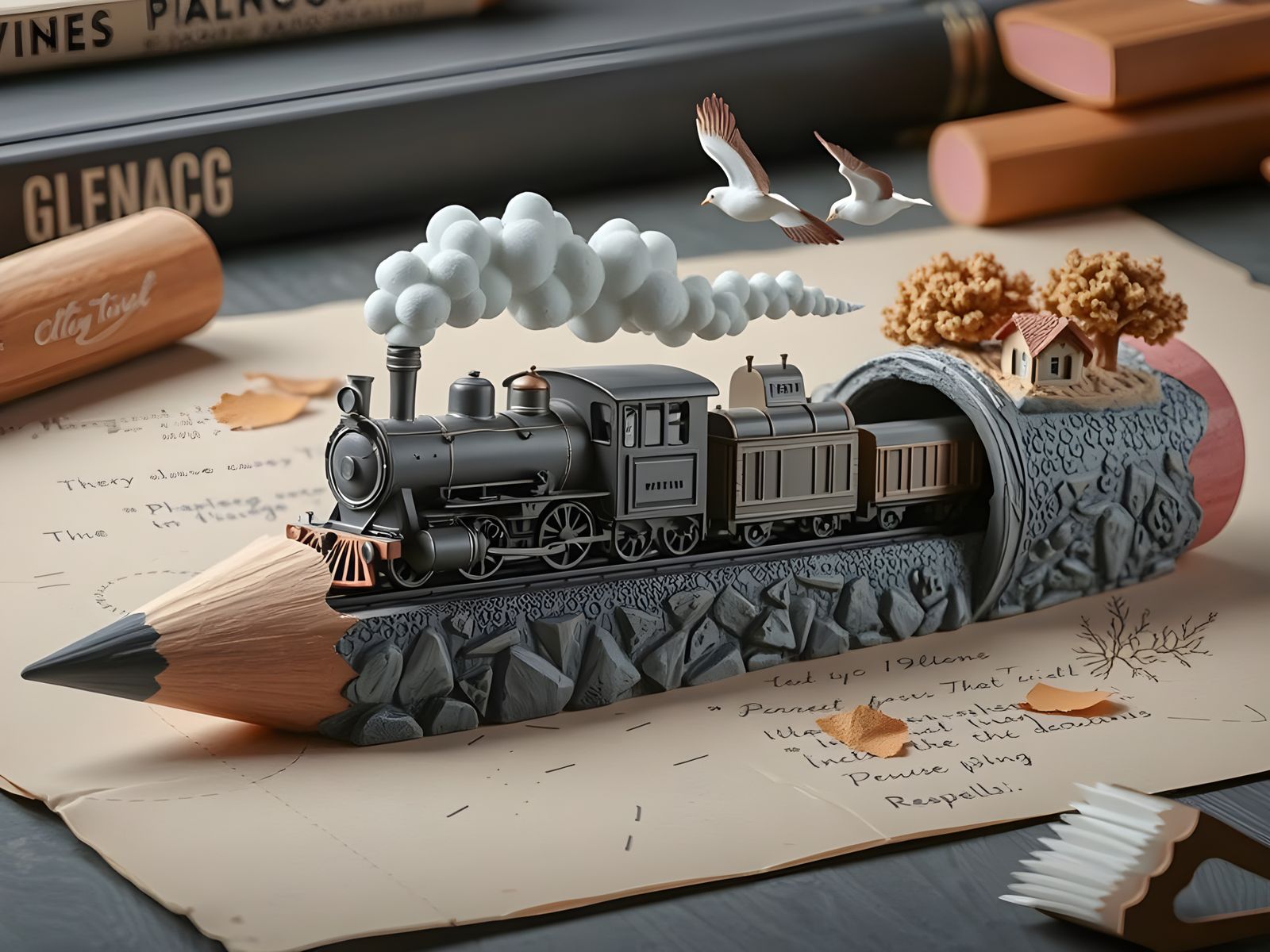 The G & W (Graphite and Wood) Express, No. 2 Engine