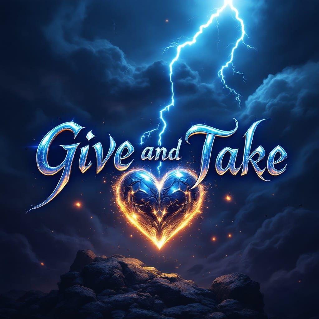 Epic Kingdom Hearts Font with Dramatic Lightning Strike