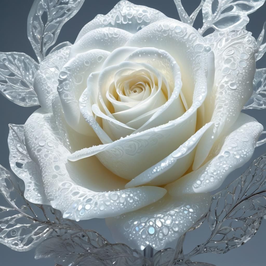 Sparkling white Rose