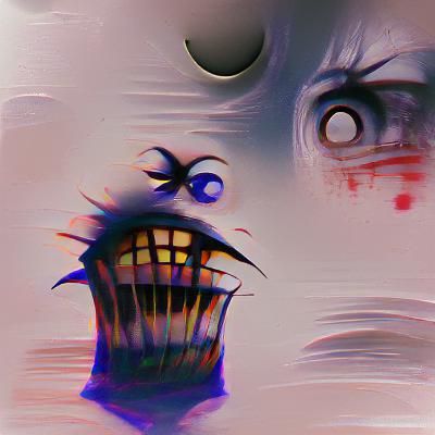 Terrifying Nightmare Face