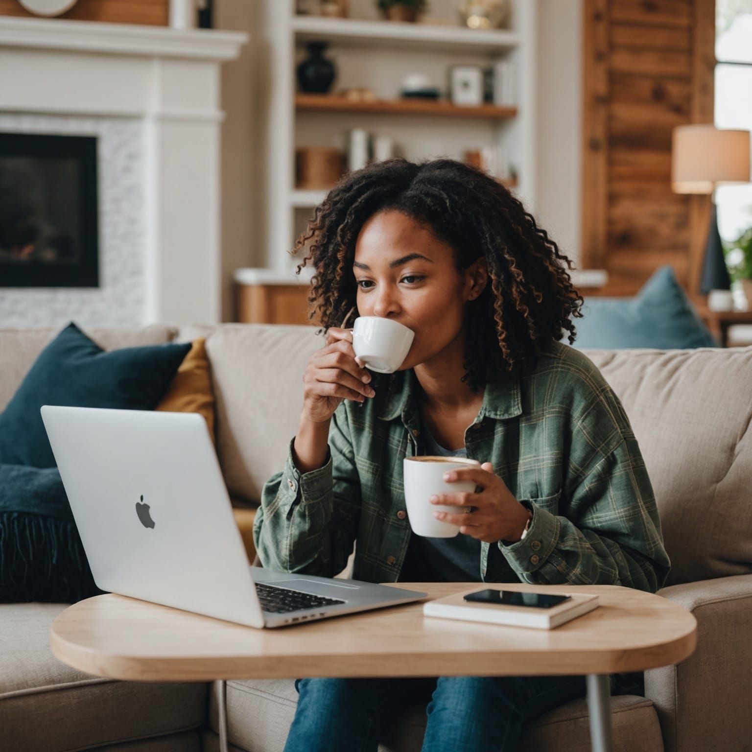 Relaxing Coffee Break: New Sale Notification