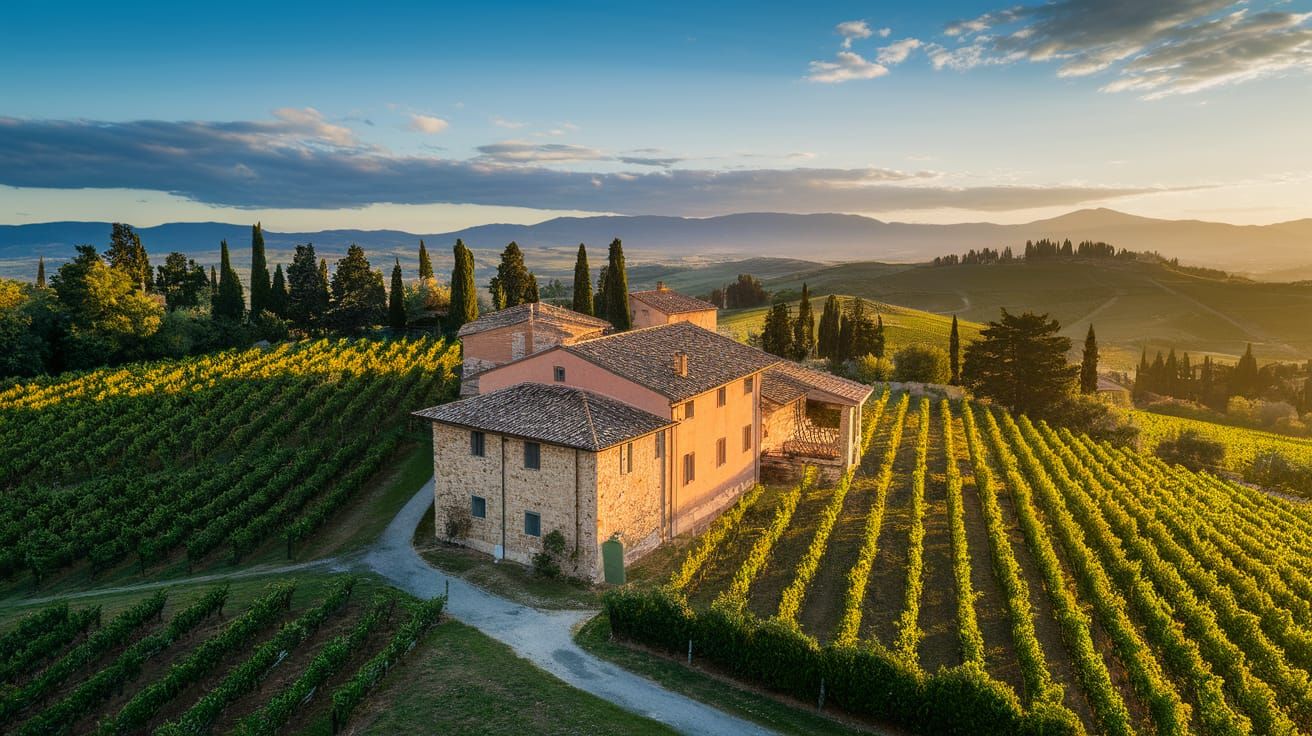 Serenity in Tuscan Countryside Landscape Photography