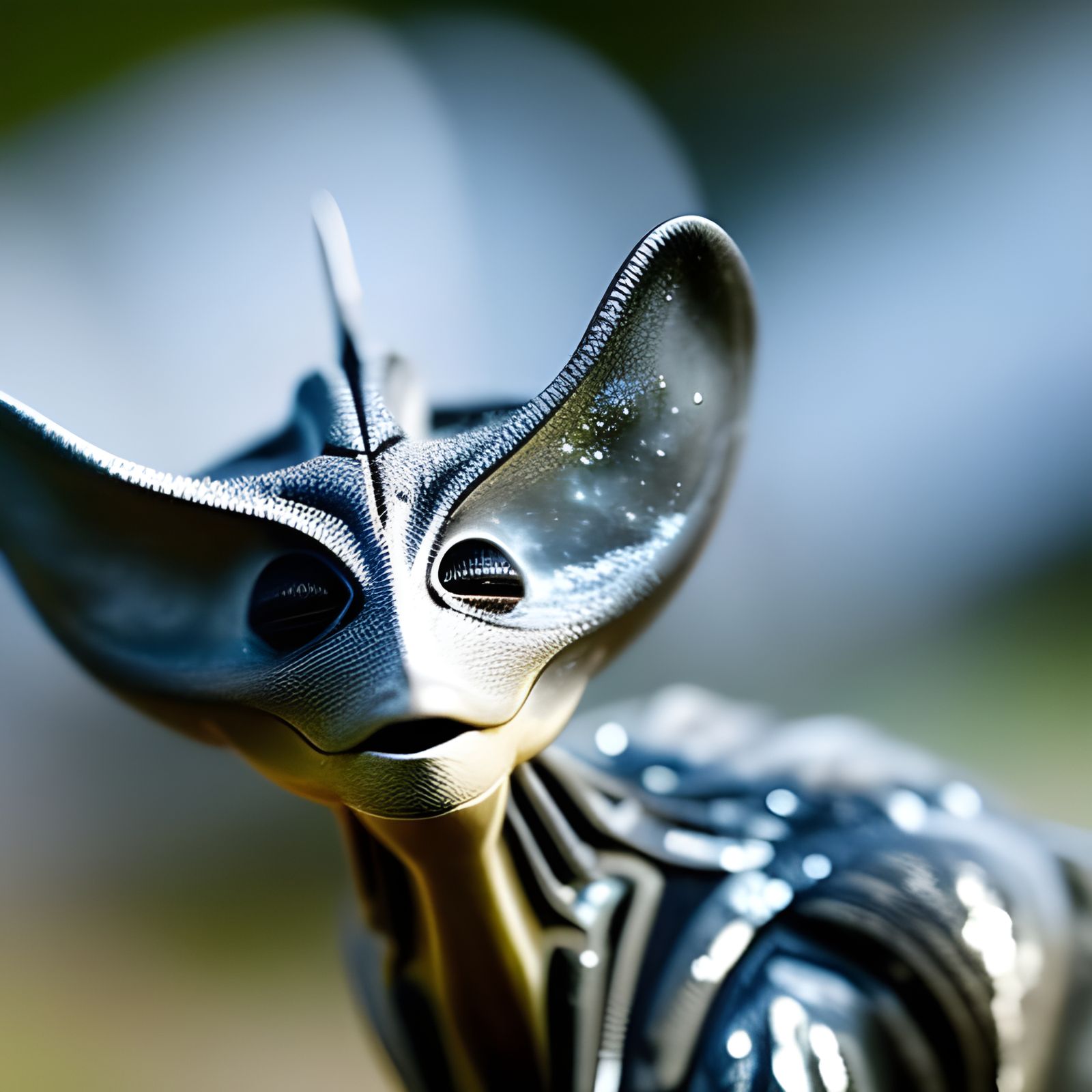 Alien Creature in Professional Photography Style