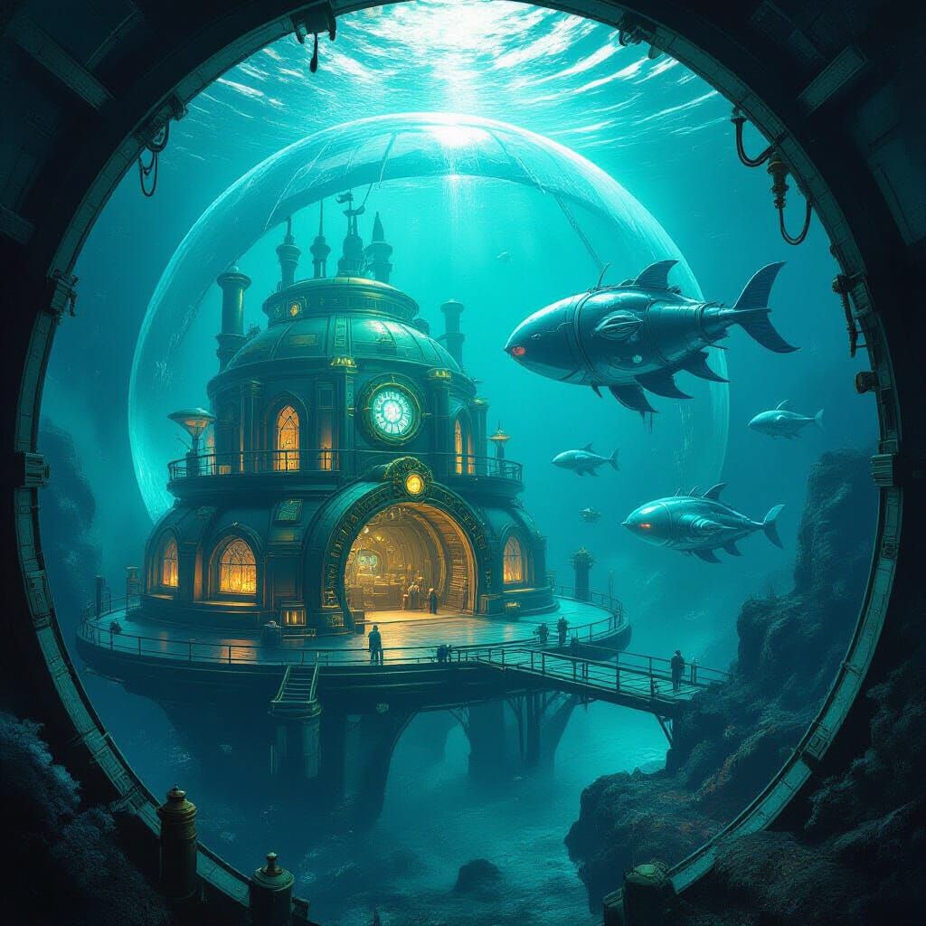 Underwater City Dome Ruled By Mad Scientist