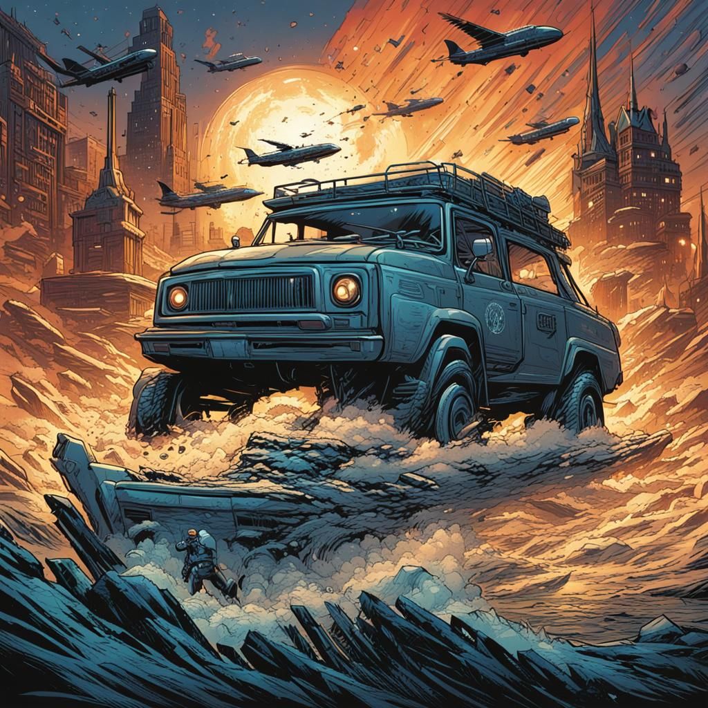 Dynamic Comic Book Art Illustration