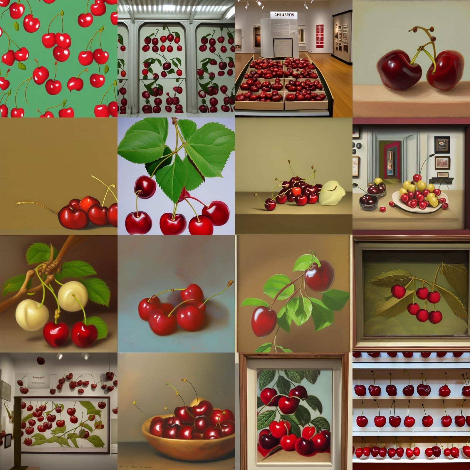 Museum of Cherries: An AI Interpretation