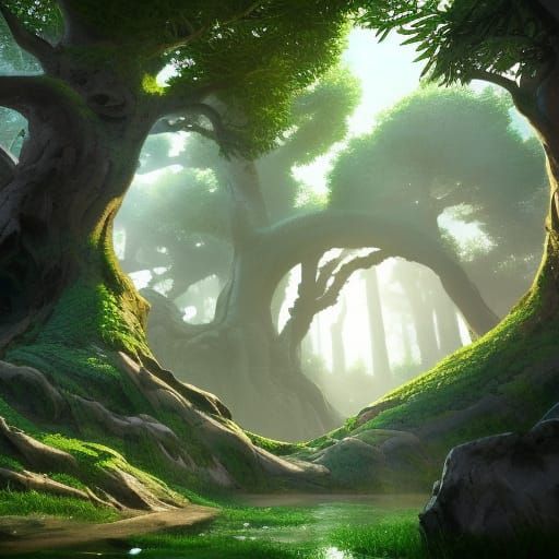 Dragon Prison Tree: Hyperdetailed Concept Art