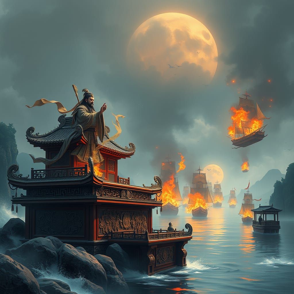 Majestic War Advisor Summons Burning Armies