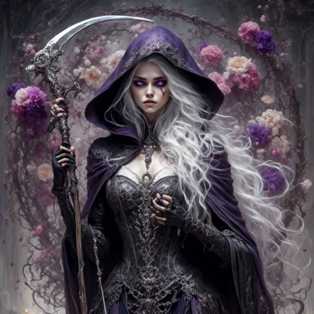 Reaper of Death with Scythe, Ethereal Fantasy