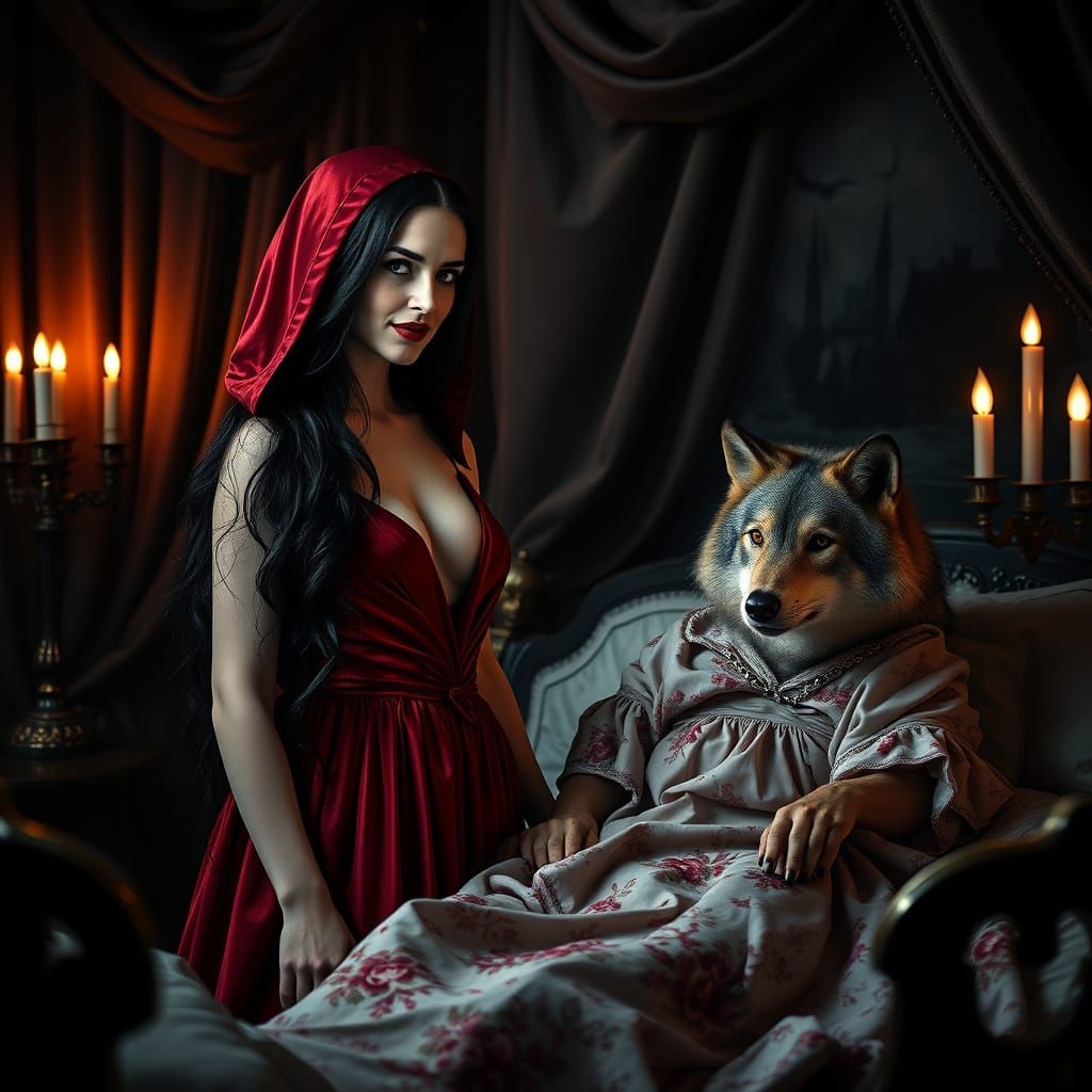 Gothic Beauty Confronts the Dark Grandmother in a Haunting, ...