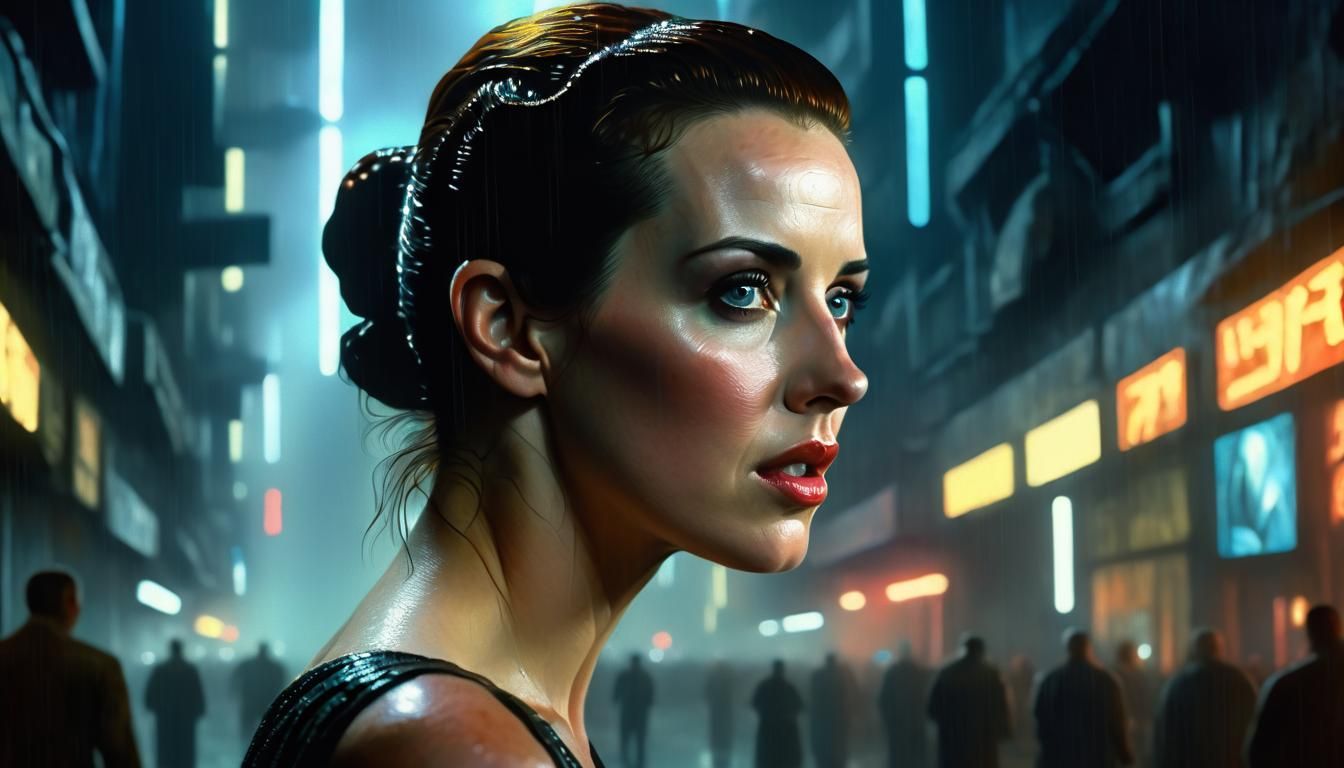 Kate Siegel as Blade Runner Character