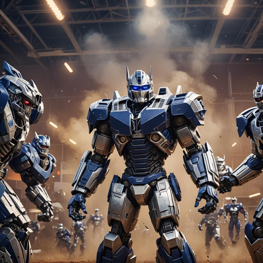 Dallas Cowboys Transformer in Pixar Style