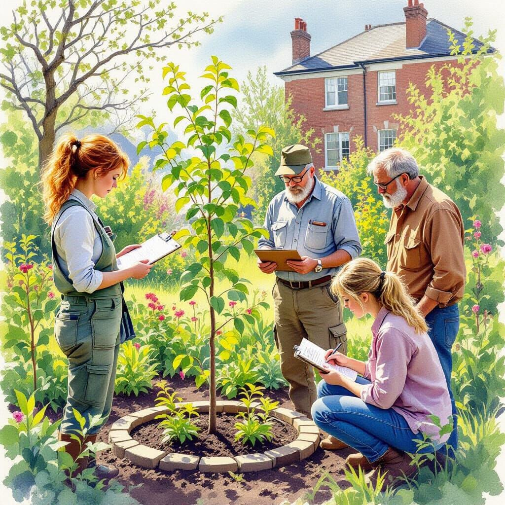 Botanical Anomaly in Watercolour Style