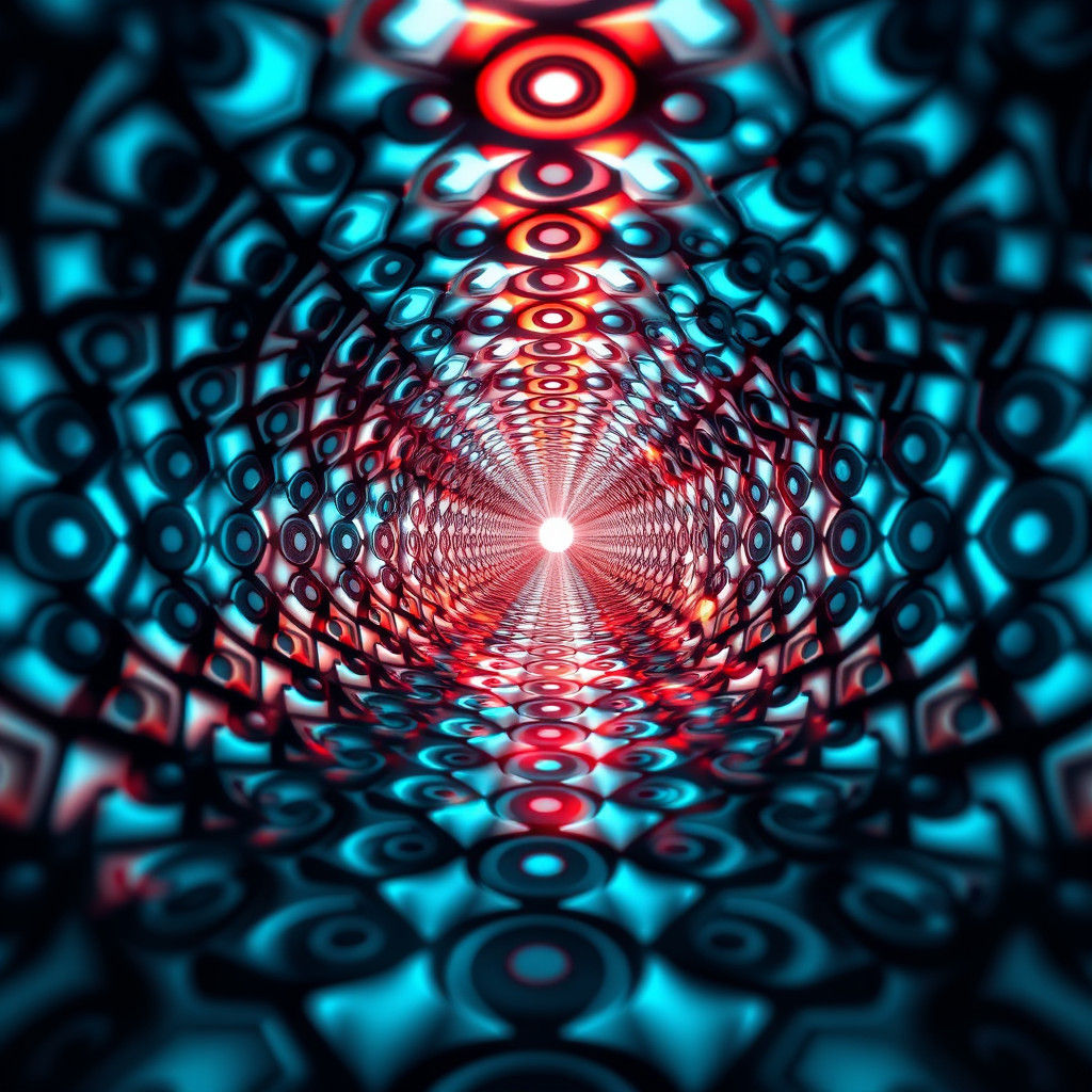 Mesmerizing Tunnel of Warped Dimensions