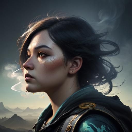 Hyperrealistic Smoke Art: Objects and Landscapes