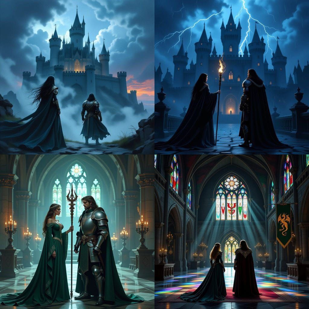 Morgan le Fay at King Arthur's Castle