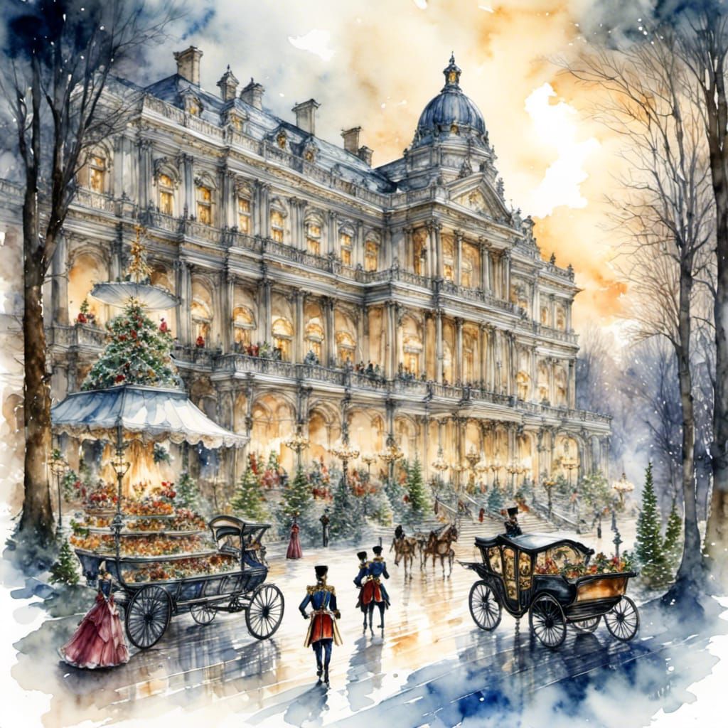 Watercolor Nutcracker Illustration