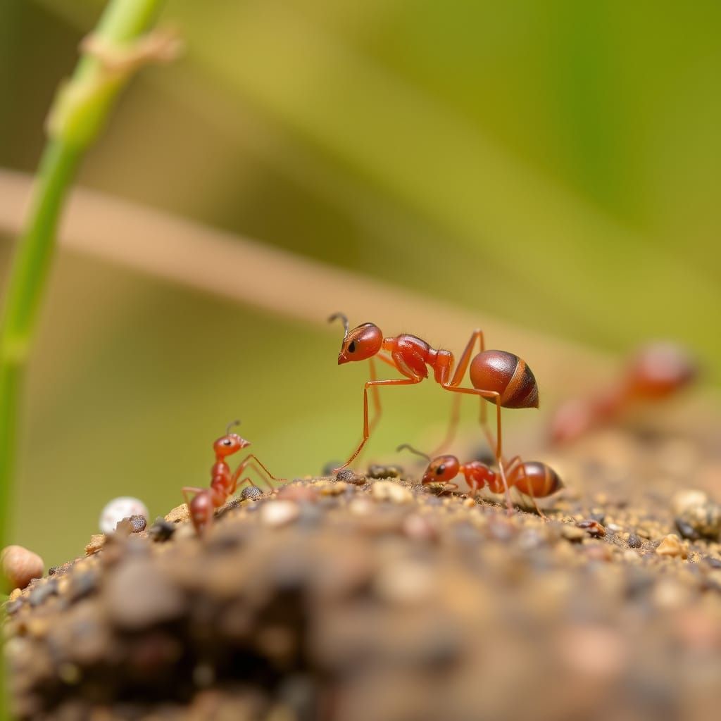 Tiny Ants Running