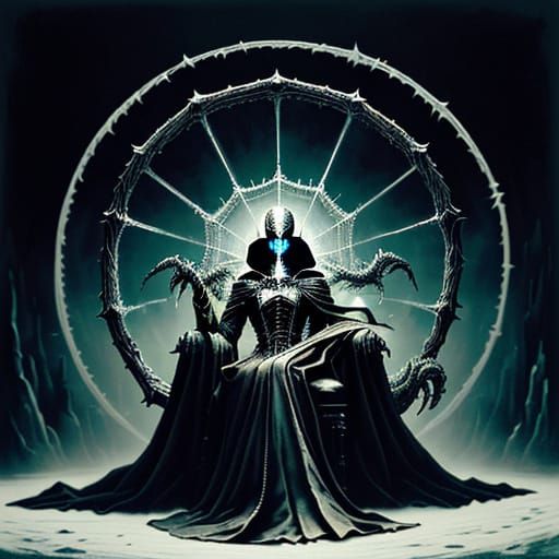 Eldritch Horror Demon Reaper Ultimar in Hyper-Realistic Dark...