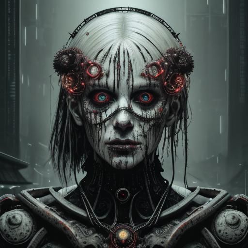 Demonic Close-Up in Analog Horror VHS Glitch Style