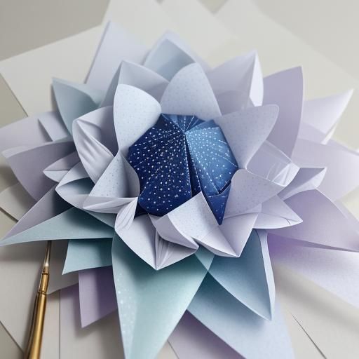 Origami Starburst Over Suburb Neighborhood