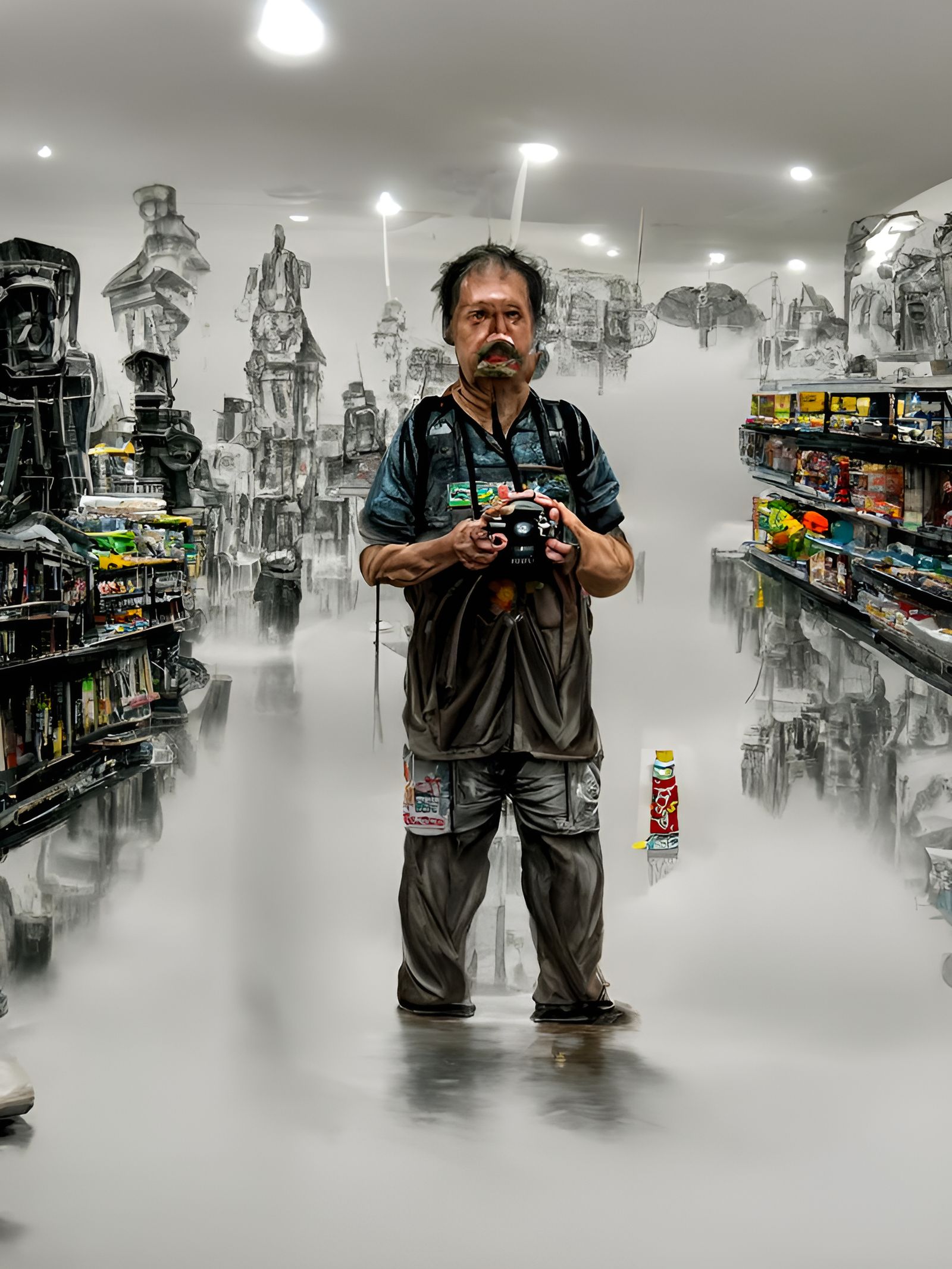 Man in the store