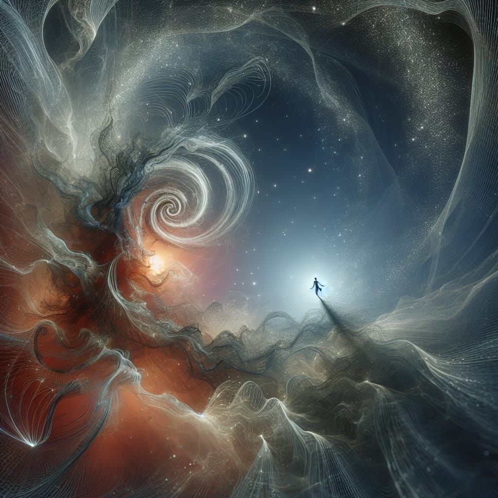 Abstract Nature Art: Holding and Losing