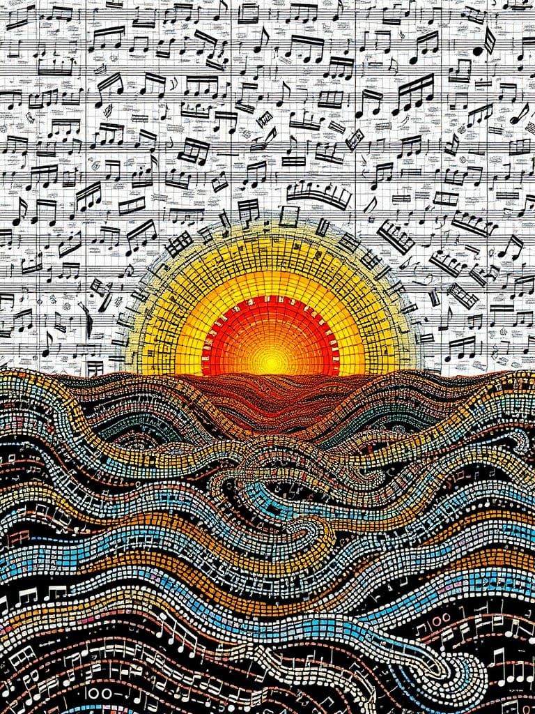 Kinetic Graphic Score in Thick Layers of Rhythm