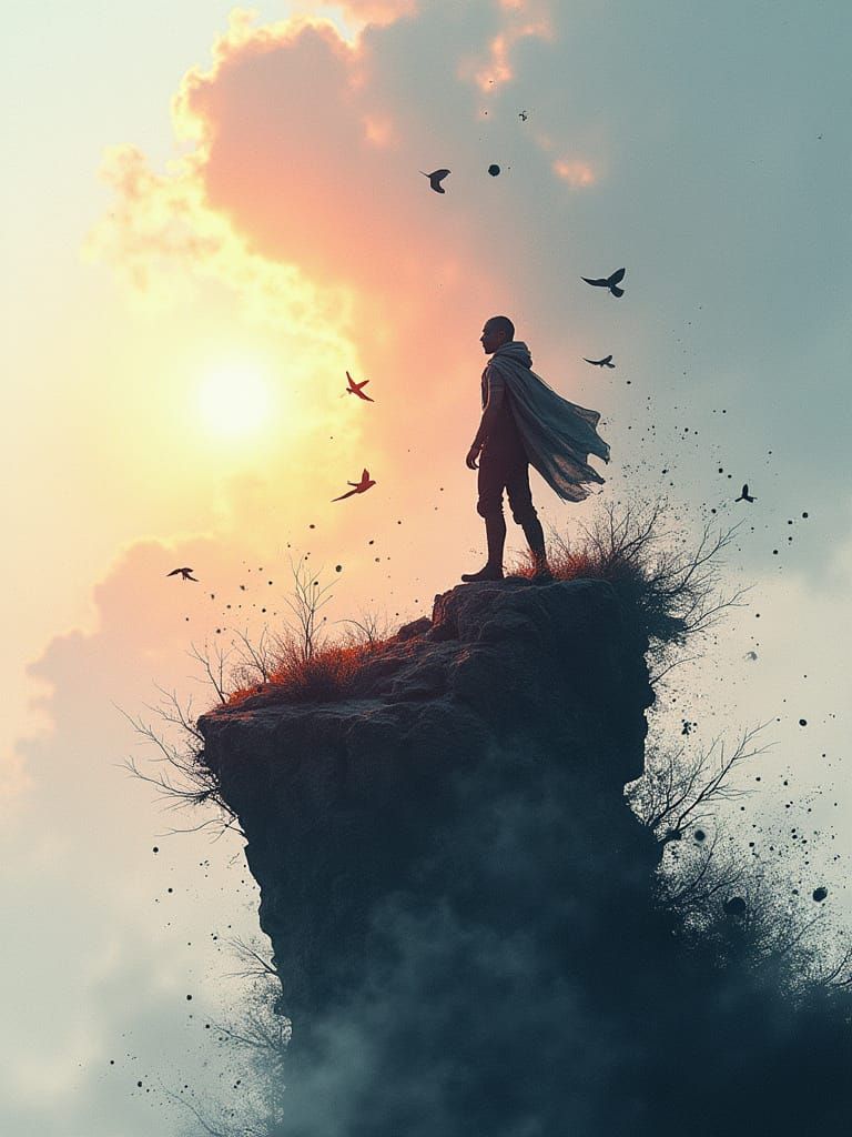 Stormlight-Inspired Art of Windrunners in Flight