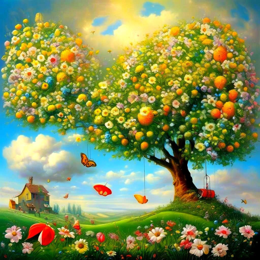 Surreal Spring Dreamscape