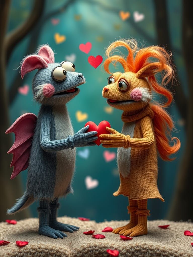 Kerfluffle Handpuppets Madly in Love