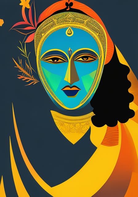 Indian Culture Artwork in Digital Art Style