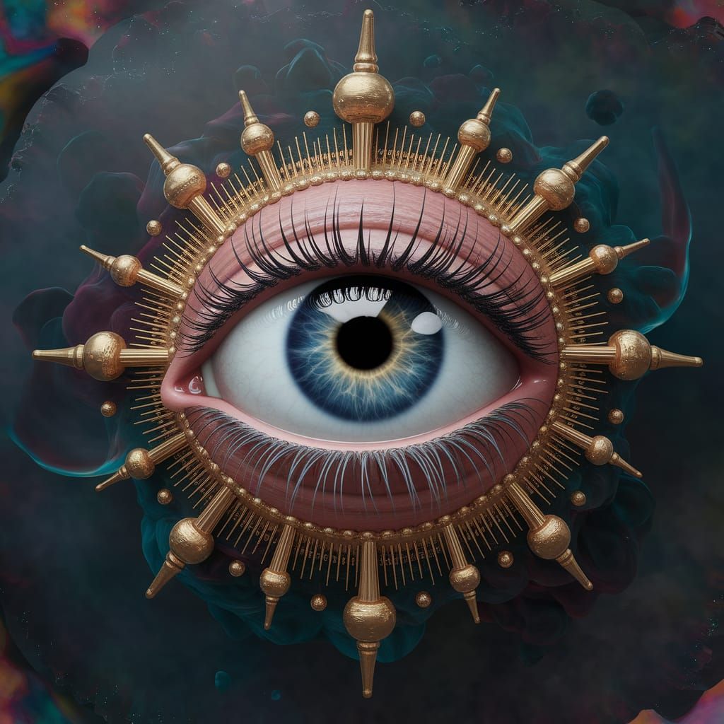 Majestic Anime Goddess in the Australian Sky