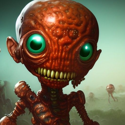 Bug Boy Hero in Biopunk Style, 8k Resolution