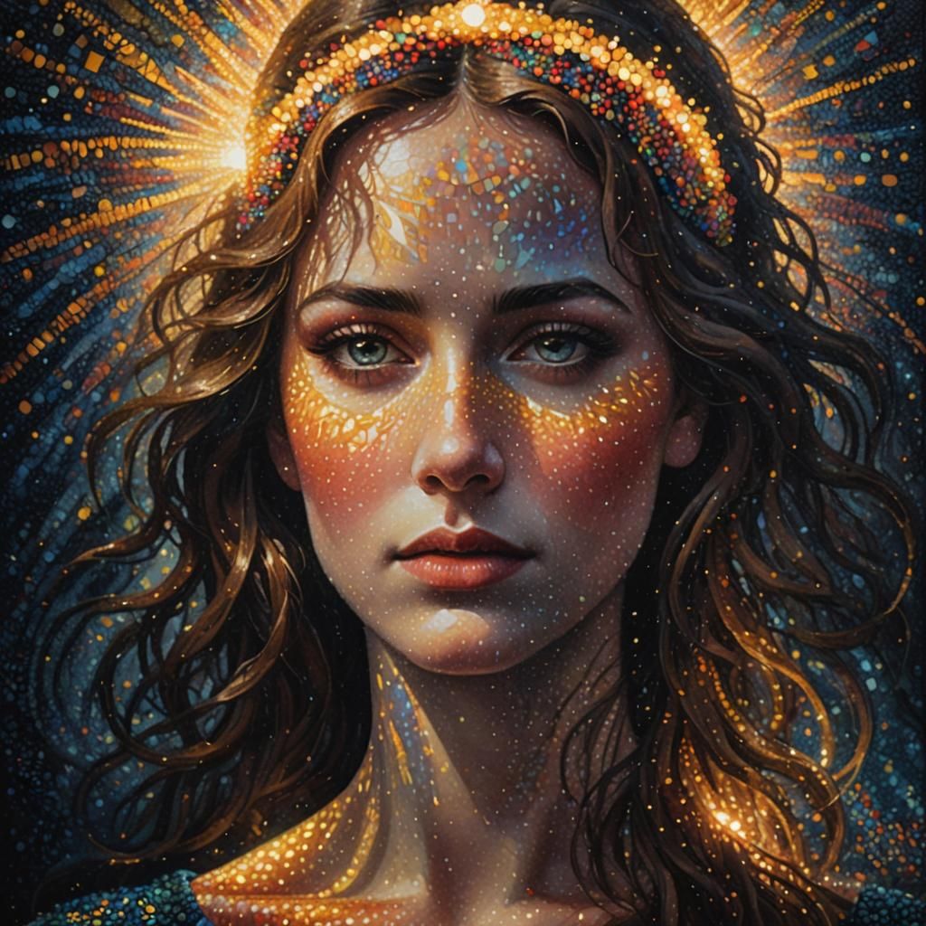 Pointillism Portrait