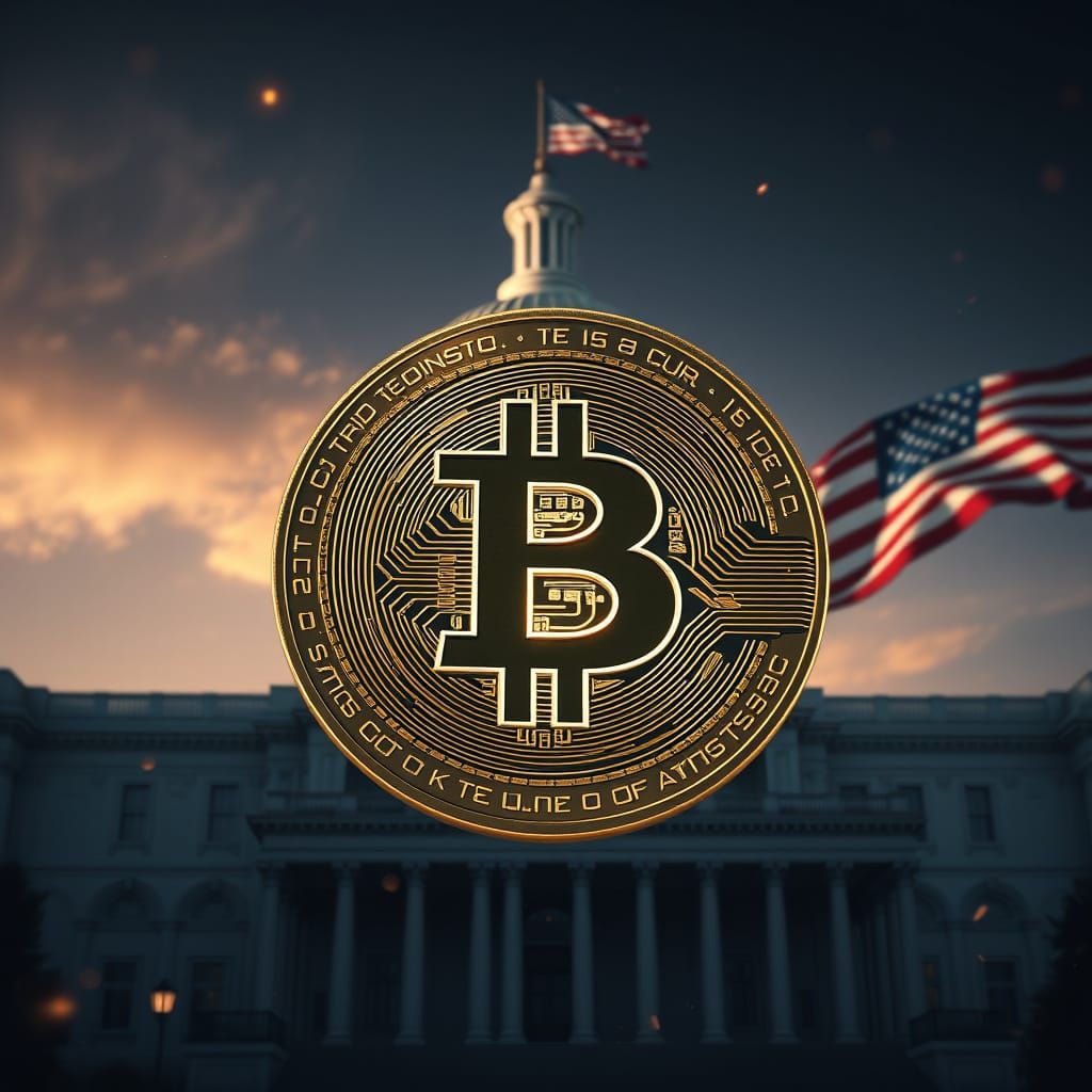 Bitcoin Illuminates the U.S. Capitol in a Majestic, Neo-Clas...