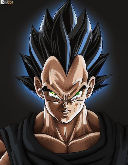 Photorealistic Portrait of Vegeta in 4K HDR