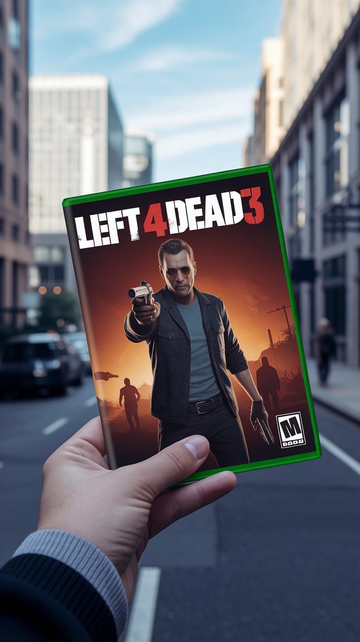 Gaming Hand Holds Xbox Series X Game Cover