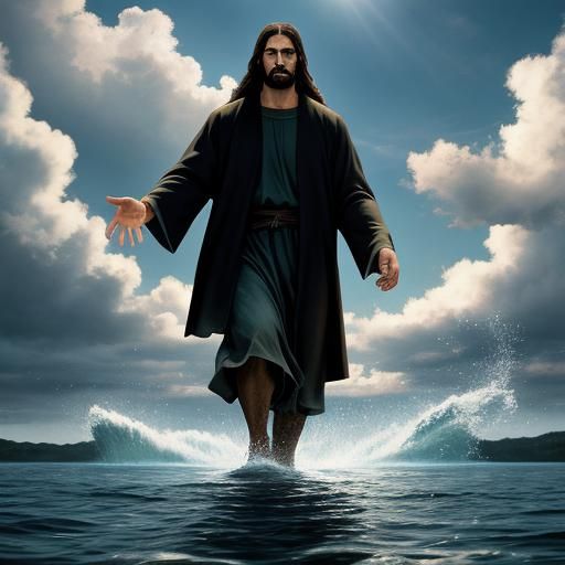 Jesus Walks on Water in High Definition