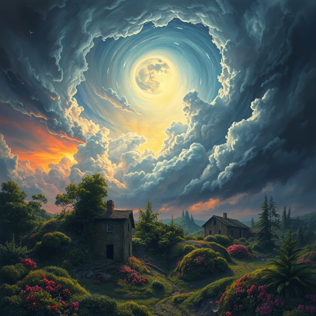 Earth Reclaimed: Post-Human Landscape in Storm