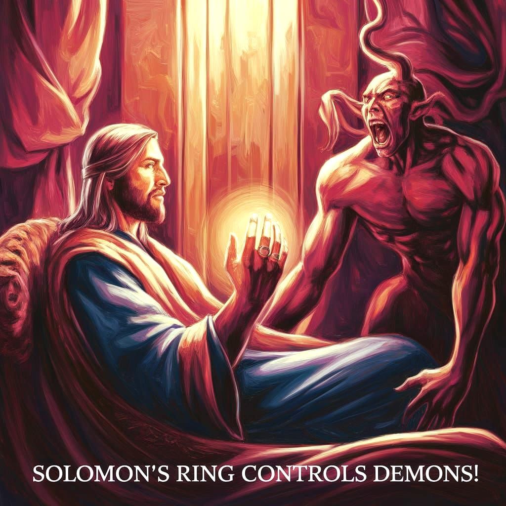 King Solomon Exudes Calm Power in Fantastical Demon Control ...