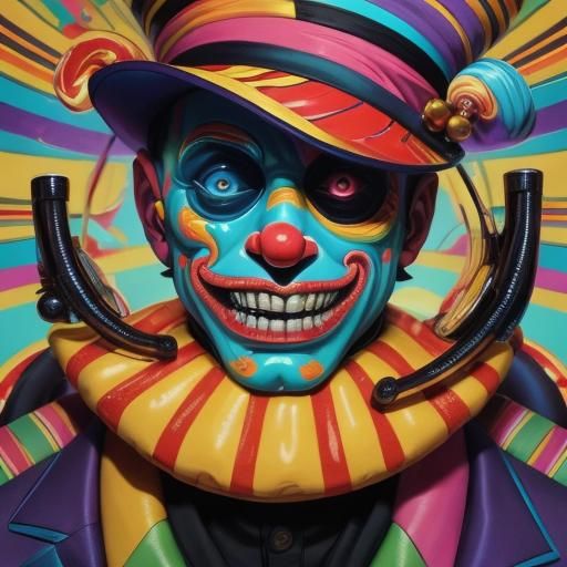 Golden Age Spy Noir in Candy Colored Swirls