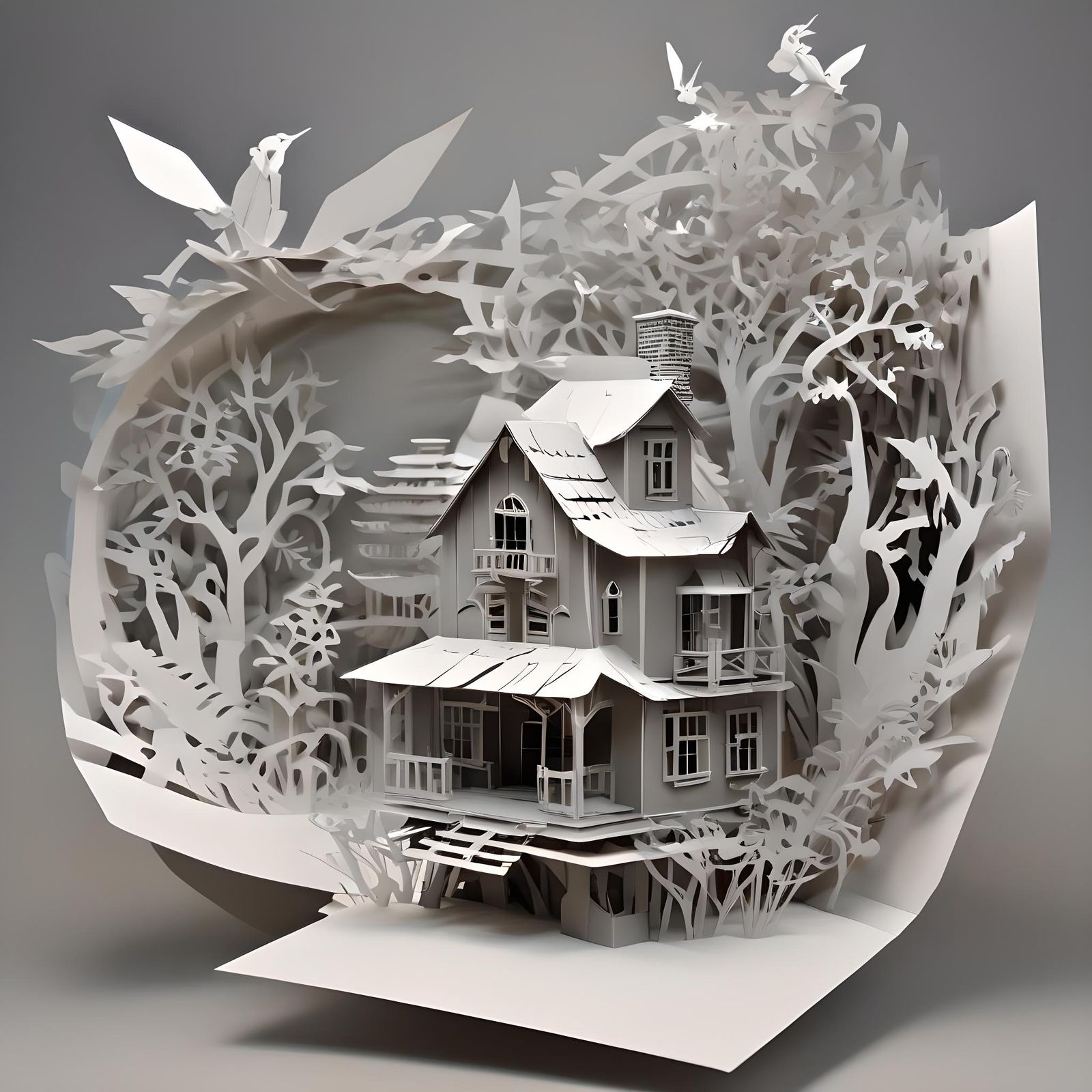 Kirigami Pop-Up Card: Dorothy's Tornado