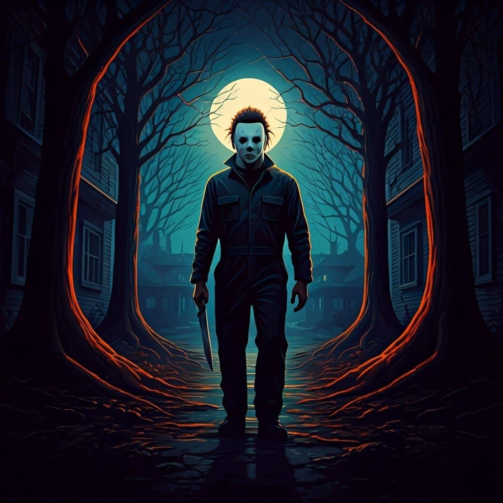 Michael Myers Returns: Halloween 2024 Movie Poster