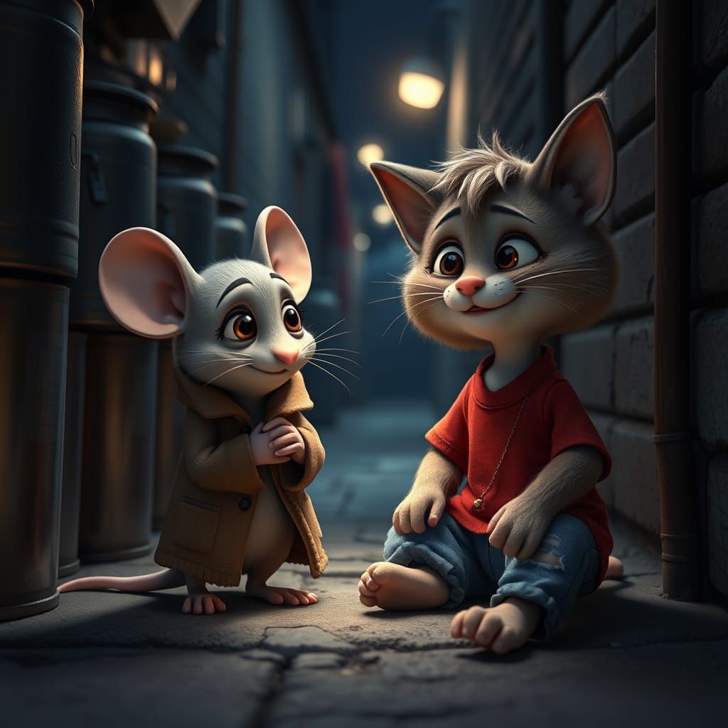 (Understandably) Shy Mouse